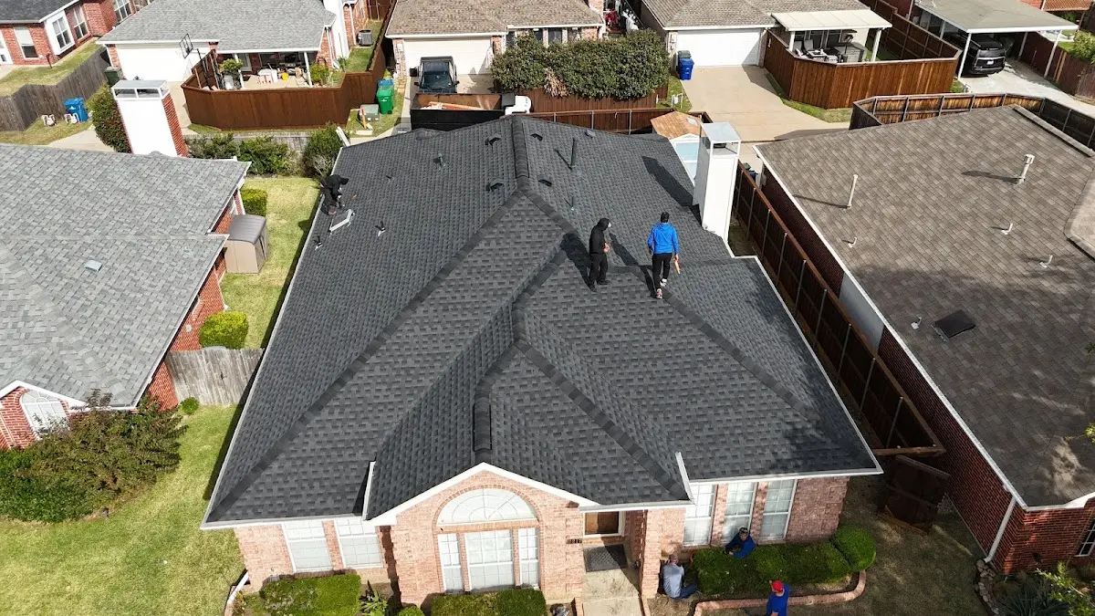 Commercial Roofing work in progress on a Sebring property